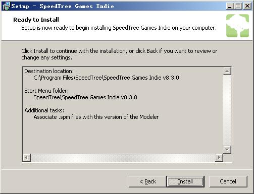 SpeedTree Games Indie