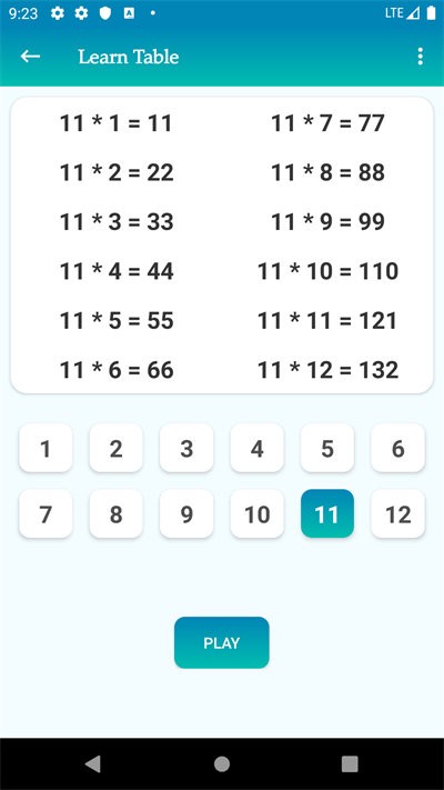 数学表软件(maths tables)