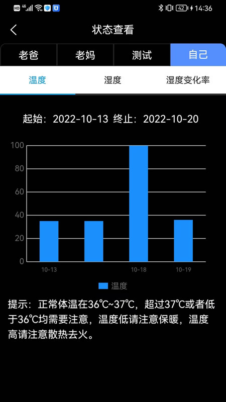 智能低血糖监测手环软件