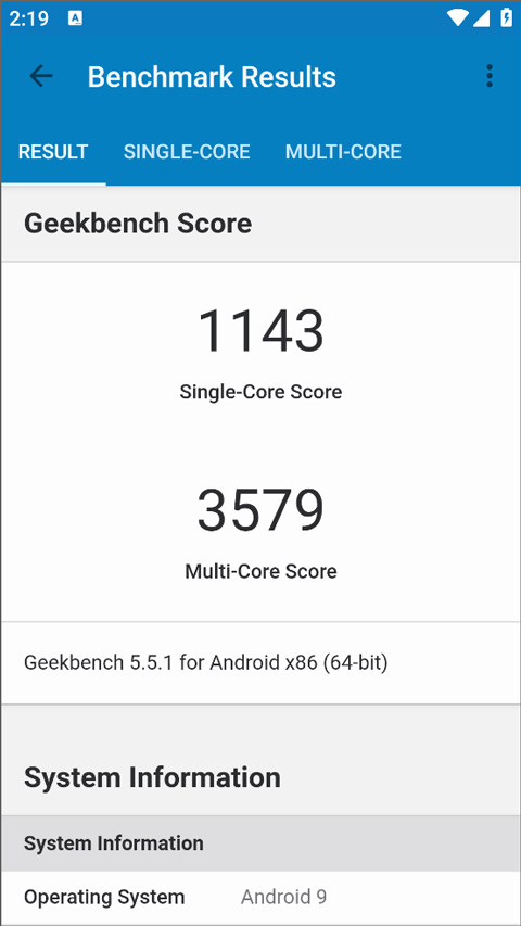 geekbench5跑分