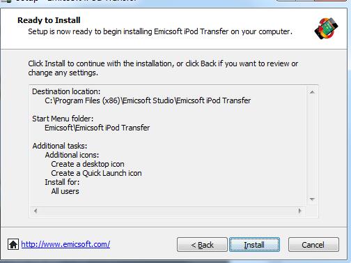 Emicsoft iPod Transfer