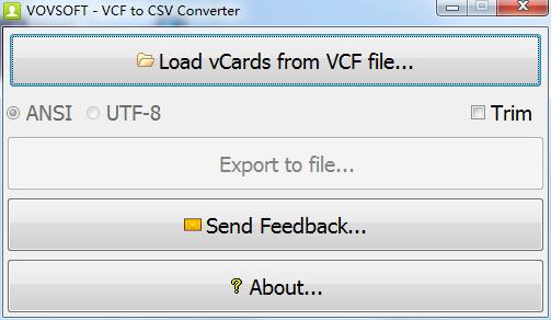 VCF to CSV Converter电脑版