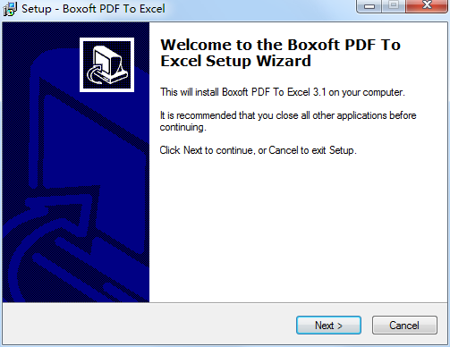 Boxoft PDF to Excel