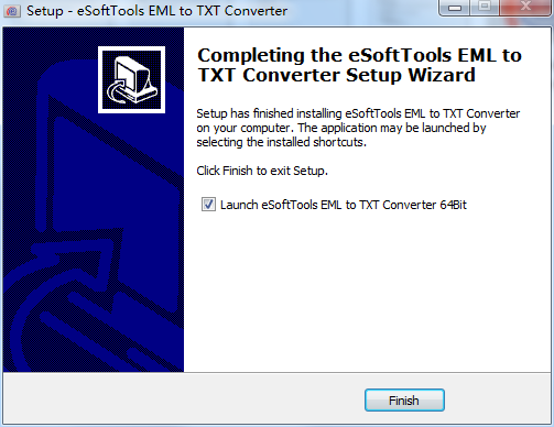 eSoftTools EML to TXT Converter