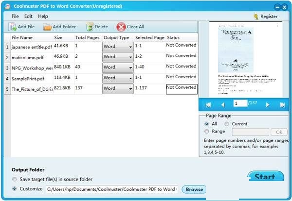 Coolmuster Word to PDF Converter