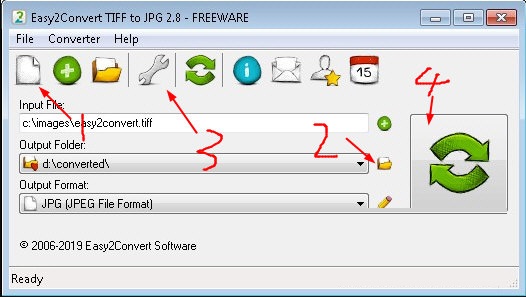 Easy2Convert TIFF to JPG