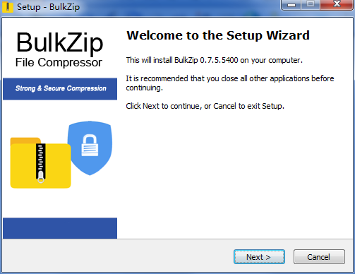BulkZip安全文件压缩器电脑版