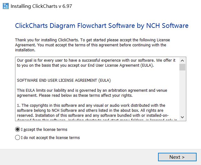 NCH ClickCharts Pro