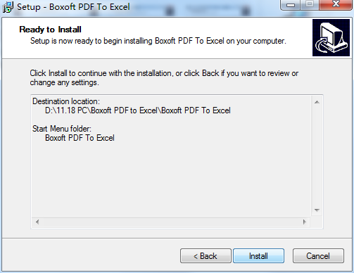 Boxoft PDF to Excel