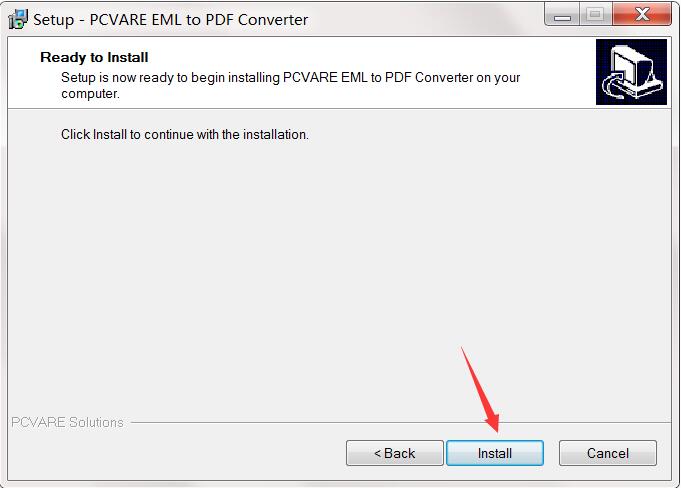 PCVARE EML to PDF Converter