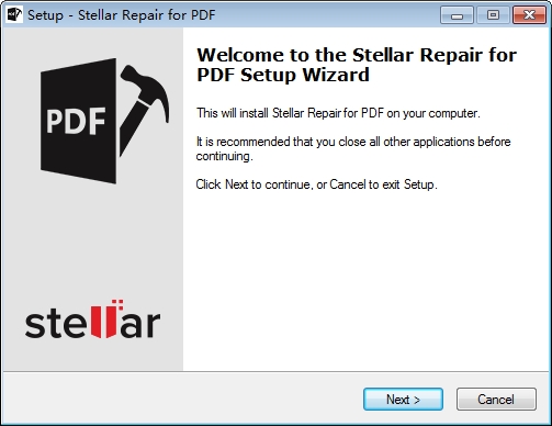 Stellar Repair for PDF