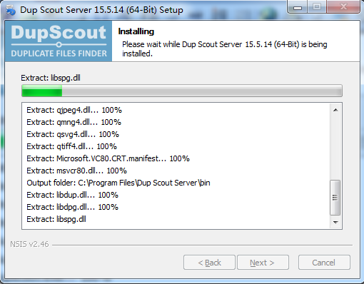 Dup Scout Server