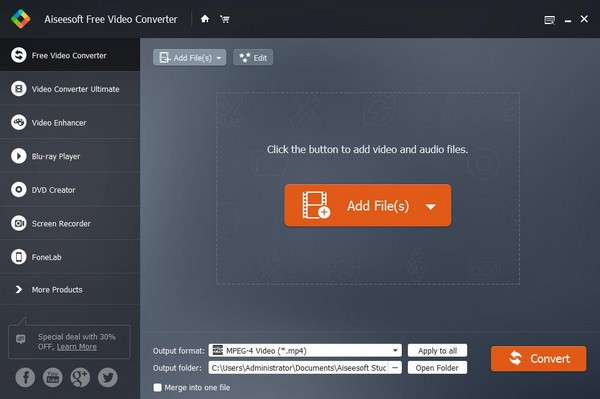 Aiseesoft Free Video Converter