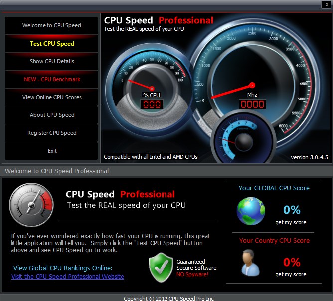 CPU Speed Professional(CPU测试软件)