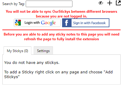 OurStickys网页注释笔记插件