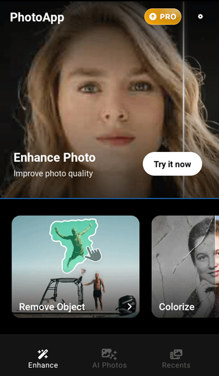 PhotoApp(AI照片增强工具)