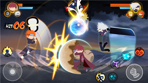 火柴人忍者3v3竞技场最新版(Stickman Ninja 3v3)