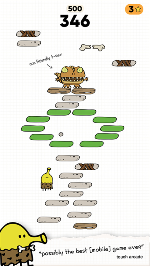 嘟嘟跳2官方最新版(Doodle Jump 2)