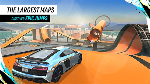 汽车特技比赛最新版(Car Stunt Races)