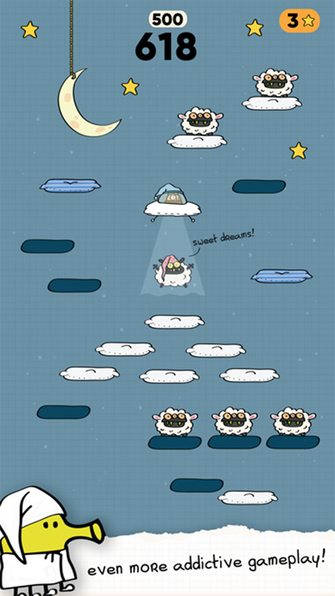 嘟嘟跳2官方最新版(Doodle Jump 2)