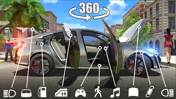 汽车模拟器城市驾驶官方版(Car Simulator Civic: City Driving)