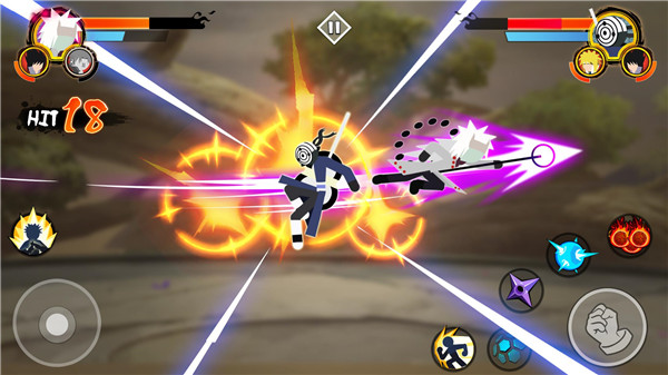 火柴人忍者3v3竞技场最新版(Stickman Ninja 3v3)