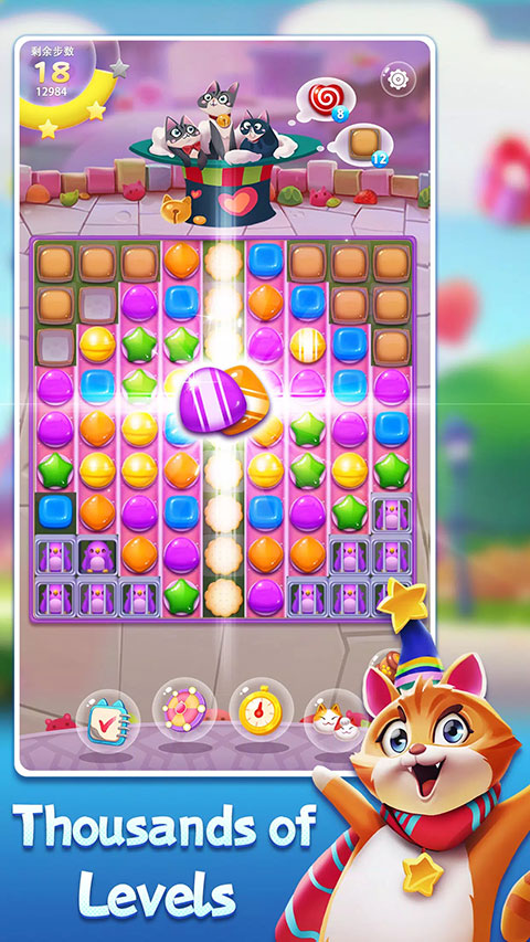 开心糖果猫游戏(Candy Cat)