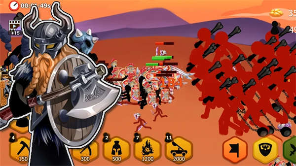 火柴人之战2帝国战争官方正版(stickman battle 2)