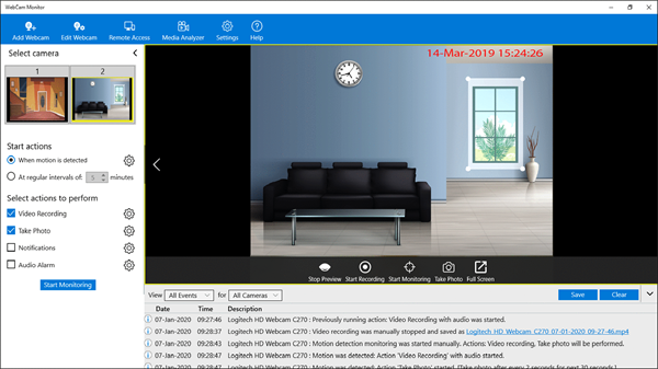 WebCam Monitor(网络录像监视器)