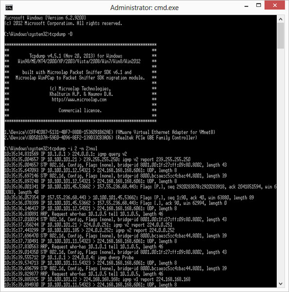 TCPDUMP(tcp监控工具)