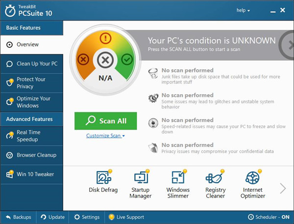 TweakBit PCSuite(系统优化工具)