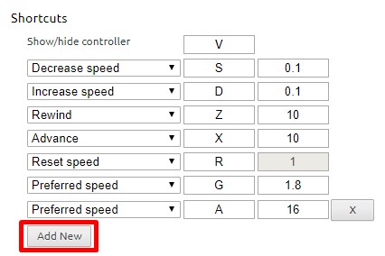 Video Speed Controller(视频速度调节插件)