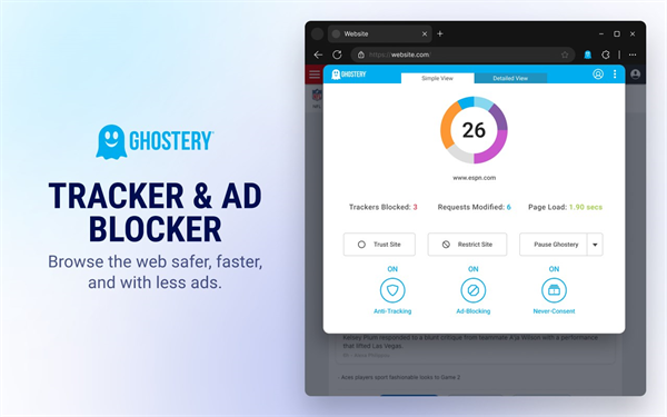 Ghostery(隐私广告拦截插件)