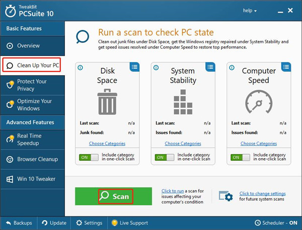 TweakBit PCSuite(系统优化工具)