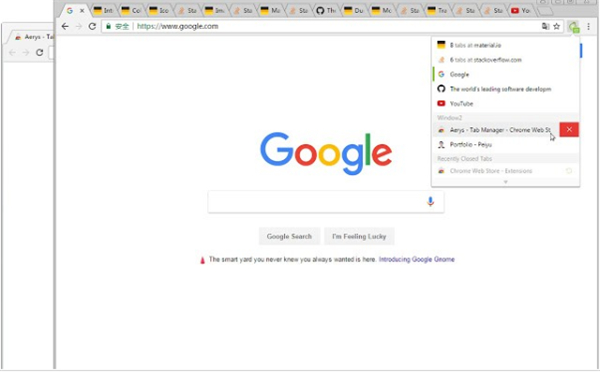 aerys(Chrome窗口标签管理插件)