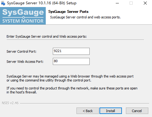 SysGauge Server(电脑系统性能监控工具)
