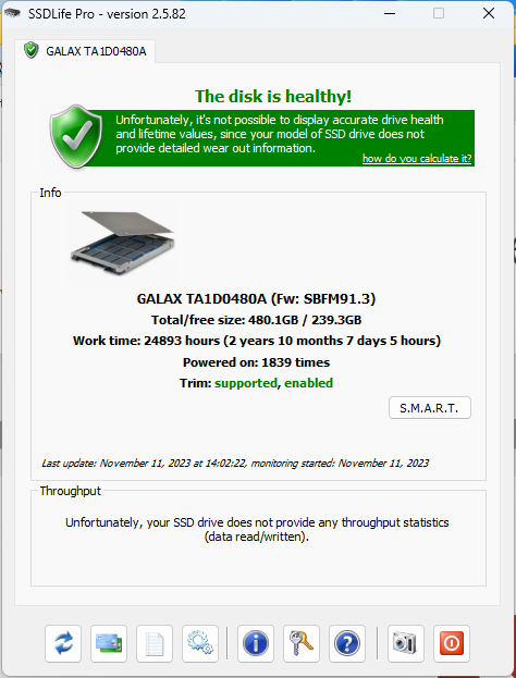 ssdlife pro(固态硬盘检测工具)官方版