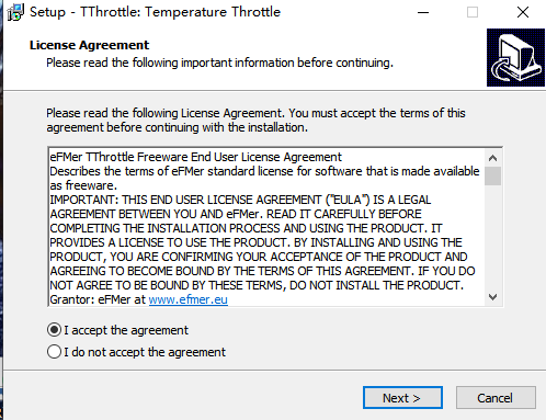 TThrottle(温度监控软件)