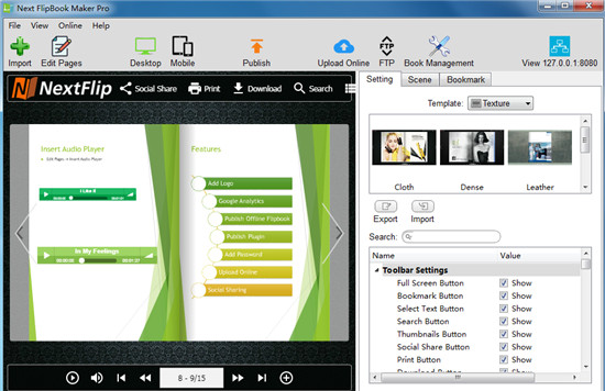 Next FlipBook Maker Pro(HTML5网页翻页制作软件)