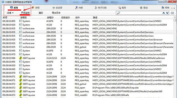 火绒剑互联网安全分析软件