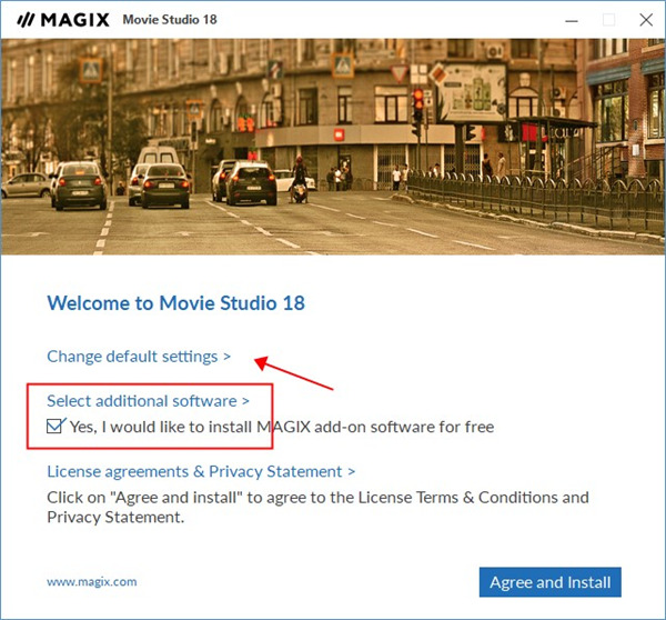 Vegas Movie Studio 18