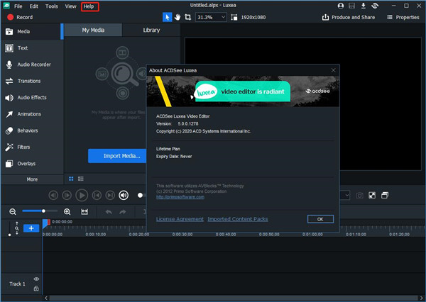 ACDSee Luxea Video Editor 5