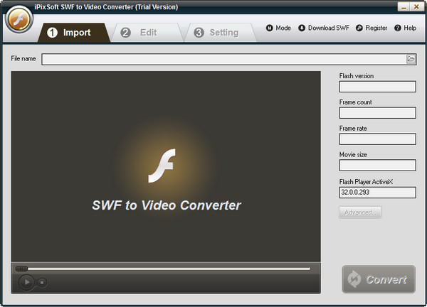 iPixSoft SWF to Video Converter(SWF转视频工具)