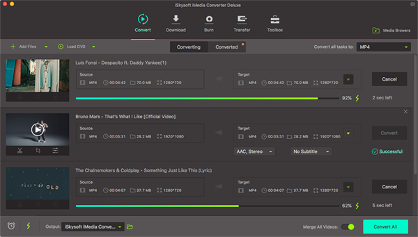 iskysoft imedia converter deluxe(视频格式转换工具)