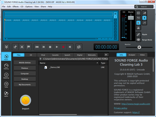 MAGIX Audio Cleaning 3音频修复处理软件