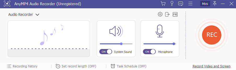 AnyMP4 Audio Recorder(音频录制工具)官方版