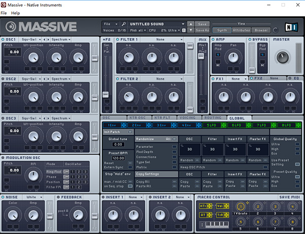 MASSIVE合成器