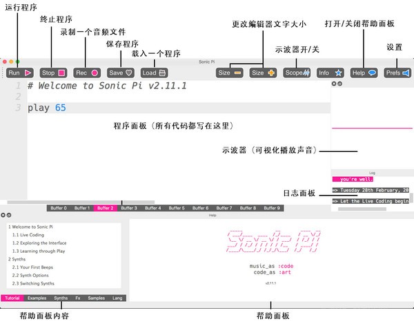 Sonic Pi音乐创作工具