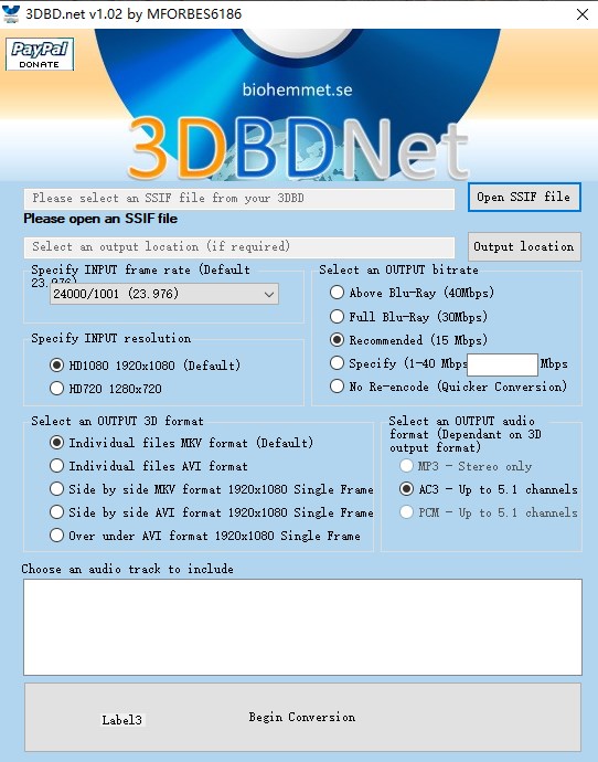 3DBDNet转换工具