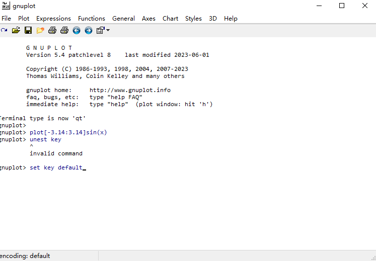 gnuplot(科学绘图工具)